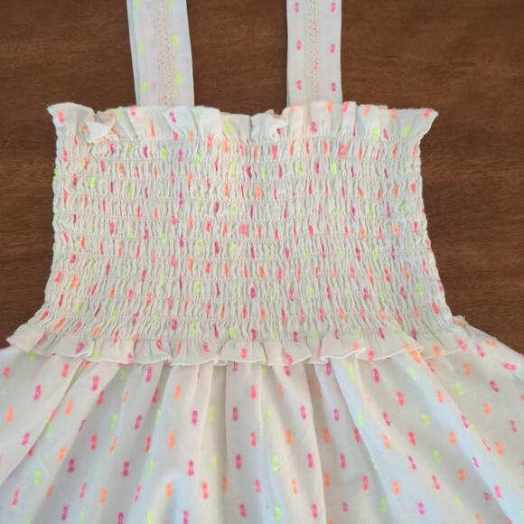 Tucker+ Tate girls sleeveless smocked cotton dress size 7 EUC - Picture 2 of 8